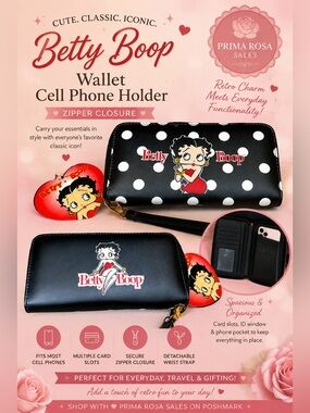 Betty Boop Wallet /cell phone holder